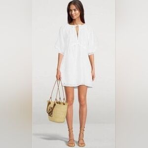 Frame Denim White Mini Dress